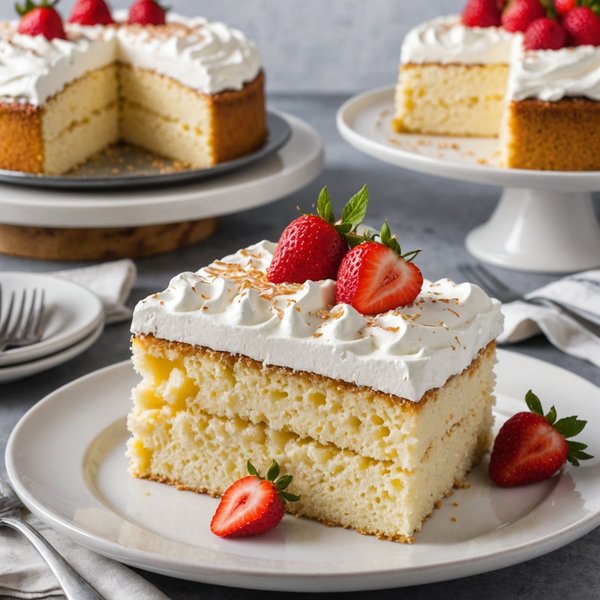 ¿Cómo preparar un pastel de tres leches con crema batida?